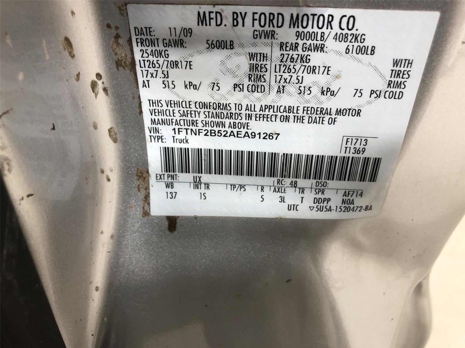 2010 Ford F-250 XLT