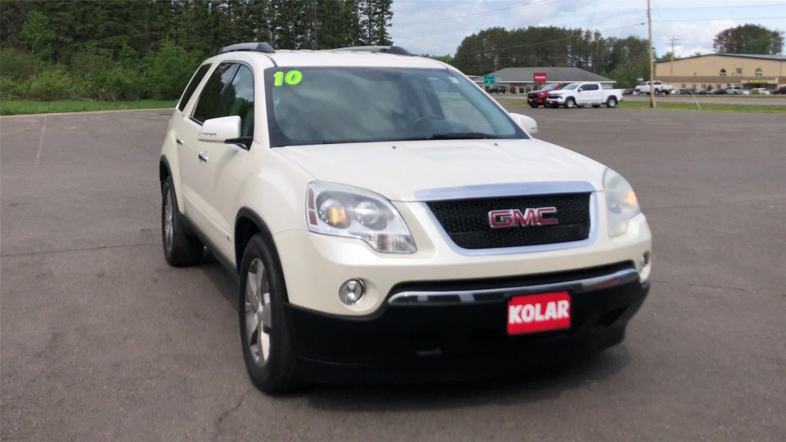 Used 2010 GMC Acadia SLT1 with VIN 1GKLVMED2AJ174167 for sale in Hermantown, Minnesota