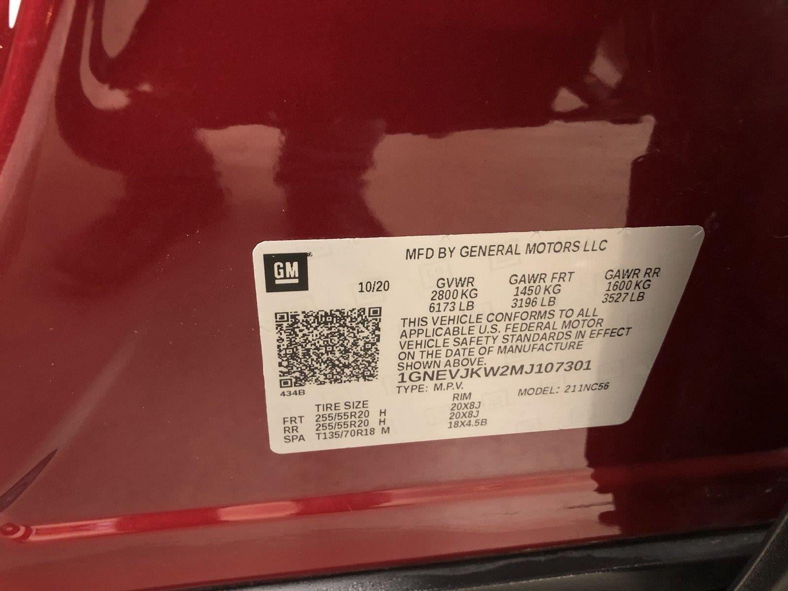 2021 Chevrolet Traverse RS