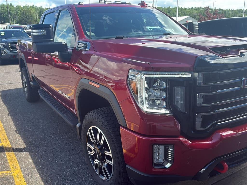Used 2021 GMC Sierra 2500HD AT4 with VIN 1GT49PE76MF145116 for sale in Hermantown, Minnesota