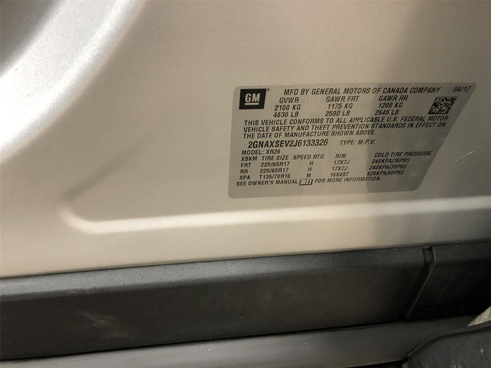 2018 Chevrolet Equinox LT