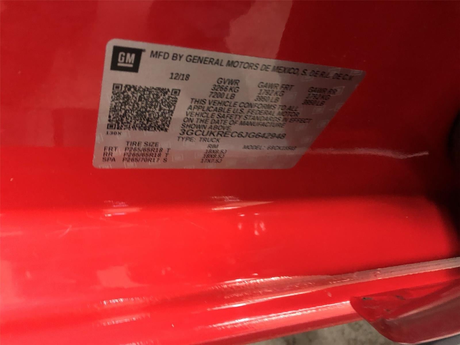 2018 Chevrolet Silverado 1500 LT