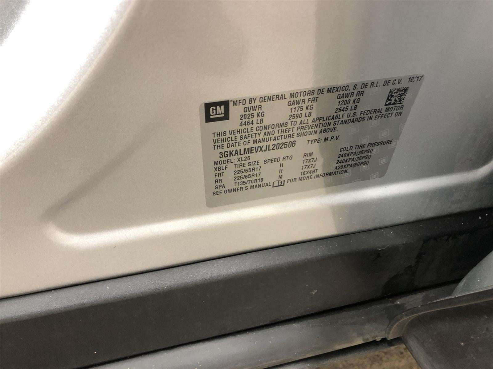 2018 GMC Terrain SLE