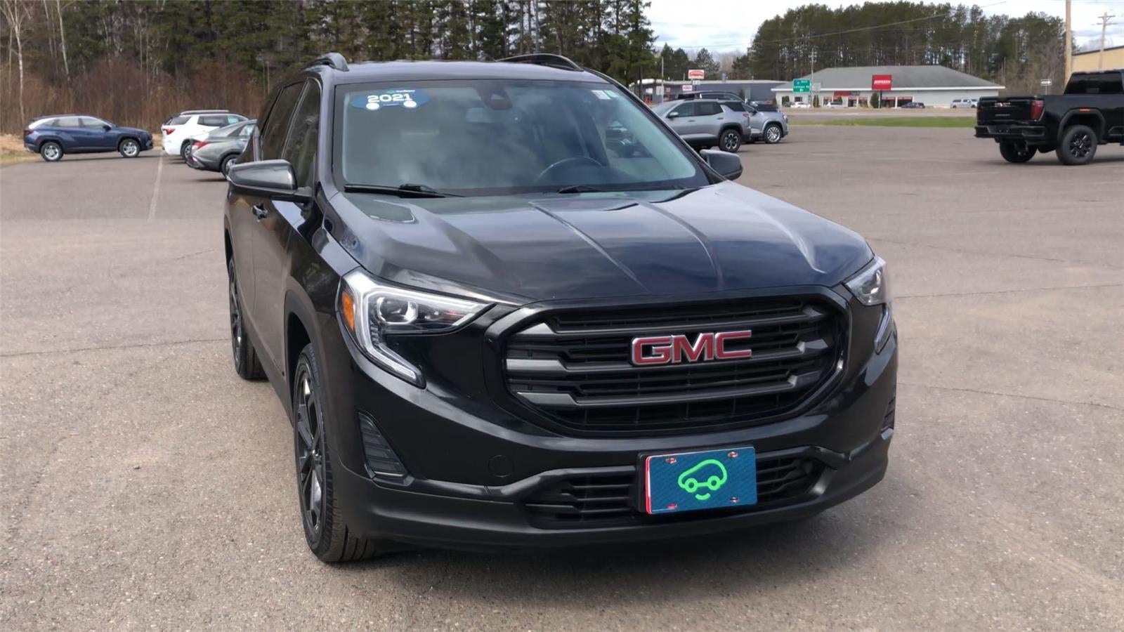 Used 2021 GMC Terrain SLE with VIN 3GKALTEVXML337239 for sale in Hermantown, Minnesota