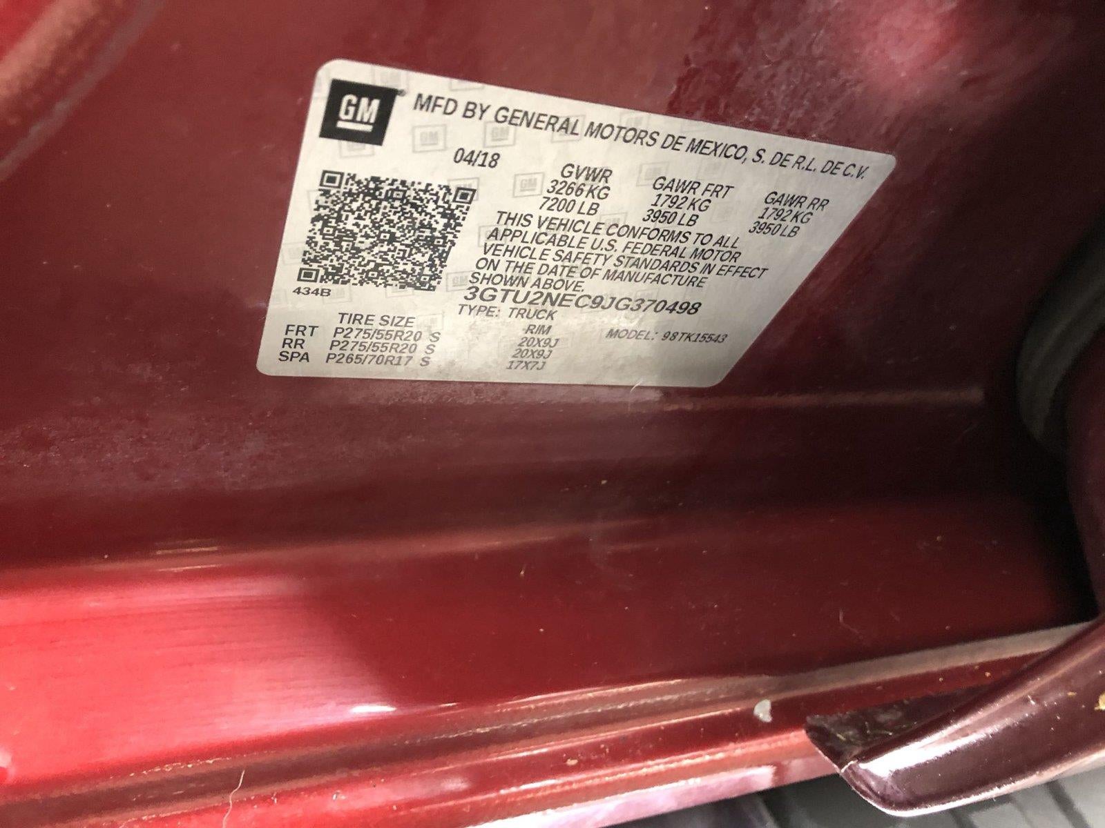 2018 GMC Sierra 1500 SLT