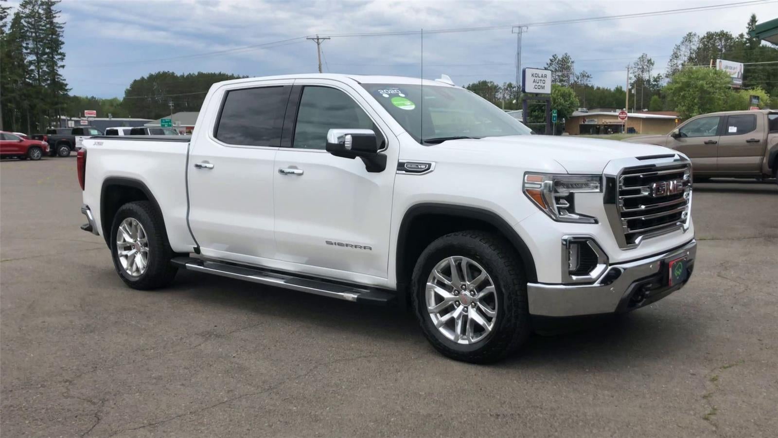 Used 2020 GMC Sierra 1500 SLT with VIN 3GTU9DED2LG353902 for sale in Hermantown, Minnesota