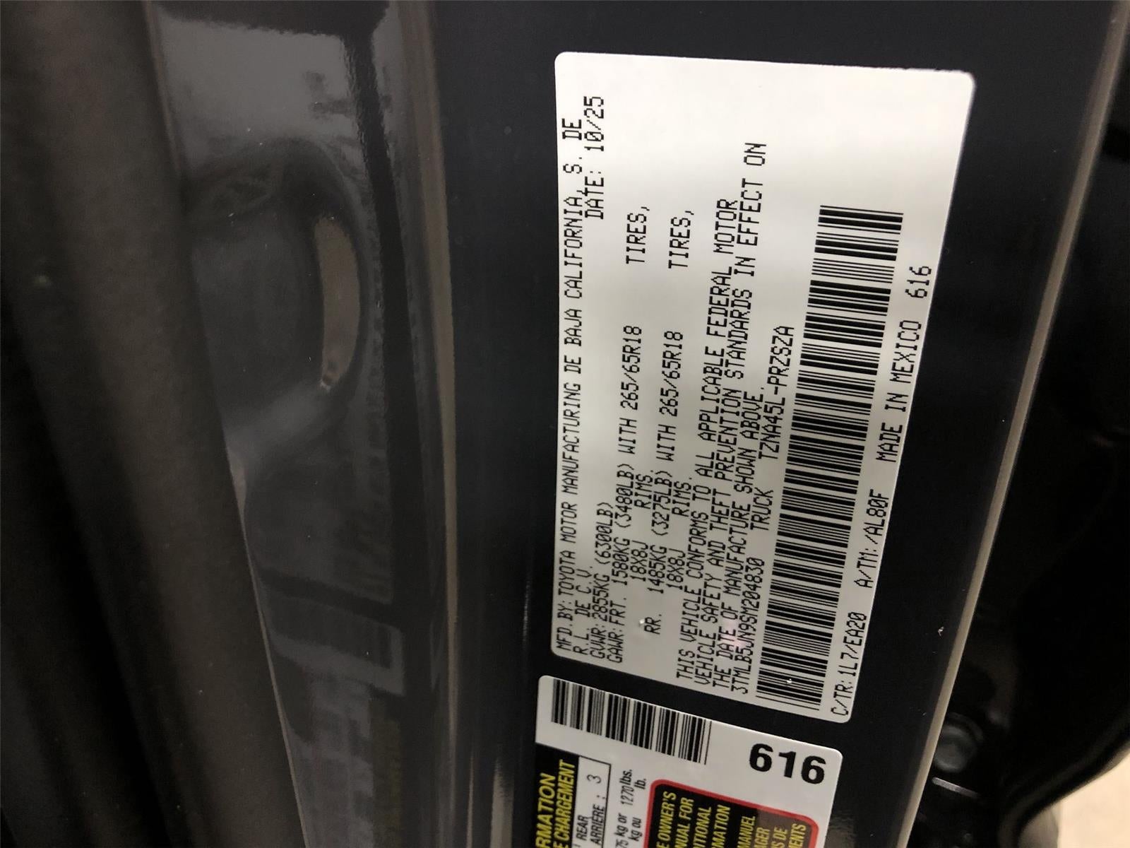 2025 Toyota Tacoma SR