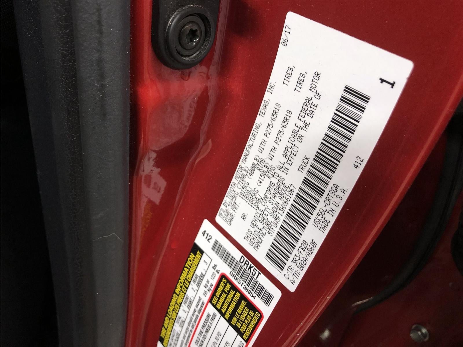 2017 Toyota Tundra 4WD SR